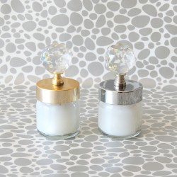 40 cc Kavanoz Mum Kristal Tepeli