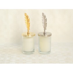 Shot Orta Boy Tüy Tepeli Bardak Mum