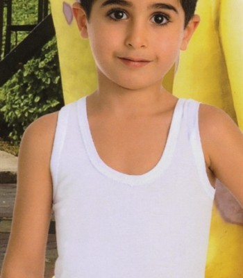 6000 7-8 Yaş Erkek Çocuk Atlet (6'lı Paket)