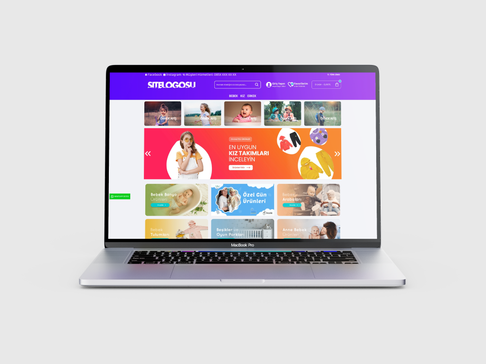 Bebek Ürünleri Teması V2